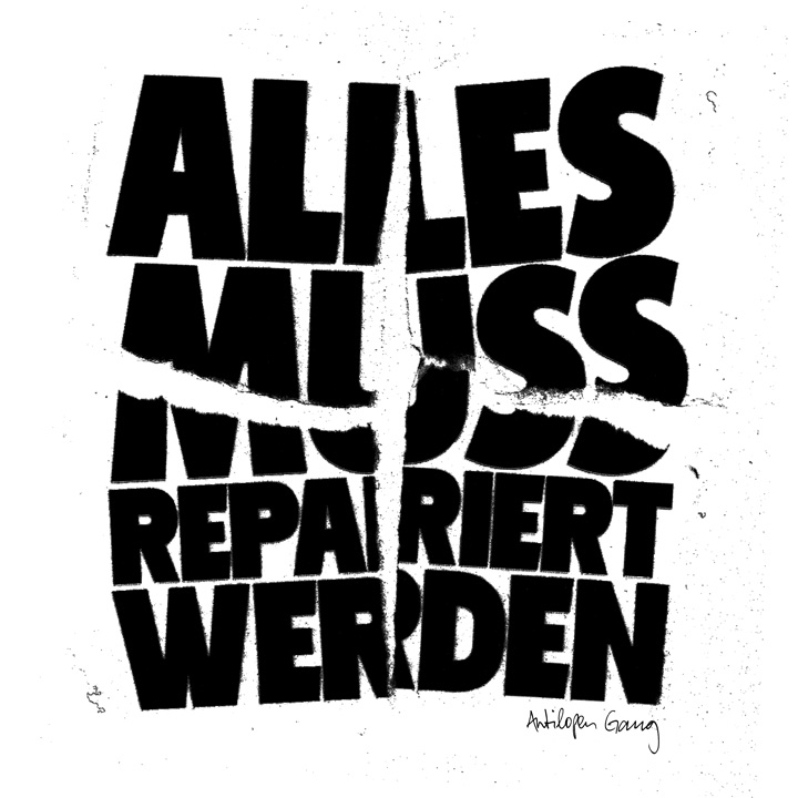 Antilopen Gang - Alles muss repariert werden (Album Cover)